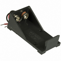 HOLDER BATTERY 9V WIRE LEADS