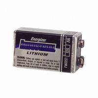 BATTERY LITHIUM 9V METAL JACKET