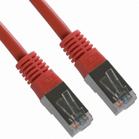 CABLE CAT.5E SHIELDED RED 10M