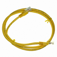 CABLE CAT6 UNSHIELDED YEL 1M