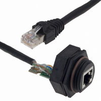 Cable Assembly Patch Cord 0.305m 8 POS RJ-45 to 8 POS RJ-45 PL-F