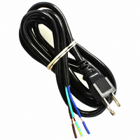 CORD 18AWG 3COND 79" BLACK SJT