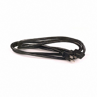 CORD 18AWG 3COND M/F BLK 79" SJT