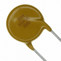 Metal-Oxide Varistor (MOV),130V V(RMS),2.5kA I(TM),Radial-var