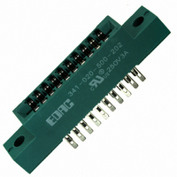 Standard Card Edge Connectors 20P Solder Tail 3.56mm ROW SPACE