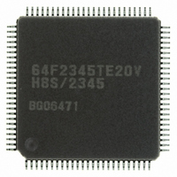 IC H8S/2345 MCU FLASH 100TQFP