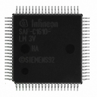 IC MCU 16BIT ROM/LESS MQFP-80-1
