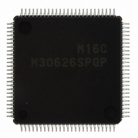 IC M16C/62P MCU ROMLESS 100LQFP