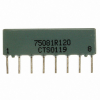 RES-NET 120 OHM 8PIN 7RES