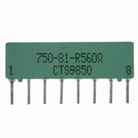 RES-NET 560 OHM 8PIN 7RES