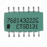 RES-NET ISO 2.2K OHM 14-PIN SMD