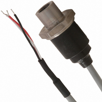 MLH SERIES ALL METAL PRESSURE SENSOR, SEALED GAGE, AMPLIFIED, 0 PSI TO 250 PSI PRESSURE RANGE, 1/4 FEMALE SCHRADER PORT STYLE, 0.5 VDC TO 4.5 VDC RATIOMETRIC OUTPUT TYPE, 1 M CABLE TERMINATION TYPE
