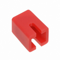 SWITCH TACT CAP 6MM SQRE RED