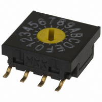 SW ROTARY DIP HEX YEL SMD