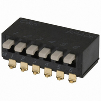 SWITCH DIP SIDE ACT SMD 6POS