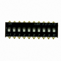 SWITCH DIP TOP SLIDE 10POS SMD