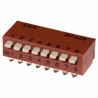 SWITCH DIP SIDE-ACT SMD 8POS