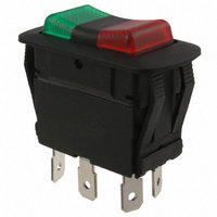 SWITCH ROCKER SPDT 21A LED IP56