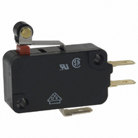 MICRO SWITCH, ROLLER LEVER, SPDT 5A 250V
