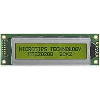 LCD Character Display Modules 20X2 STN GREY YELL/GRN LED