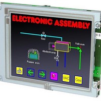 LCD Graphic Display Modules & Accessories Full Color Display Aluminum Bezel