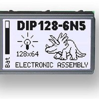 LCD Graphic Display Modules & Accessories Black/White Contrast White LED Backlight