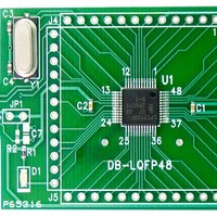 Interface Modules & Development Tools DB-LQFP48-LPC2103 w/ LPC2103 load Rev2.1