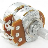 Panel Mount Potentiometers DUAL Audio 100K