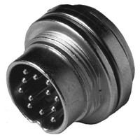 Circular DIN Connectors Male recpt 5 Pin; Front MT