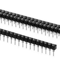 IC & Component Sockets SINGLE ROW COLLET SOLDER TAIL 6 PINS