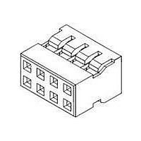WIRE-BOARD CONN, RECEPTACLE, 8POS, 2MM