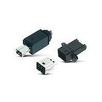 Telecom & Ethernet Connectors PANEL FEED THROUGH RJ45/POWER COMBINED