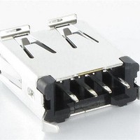 USB & Firewire Connectors A TYPE VERT BLK 30u SOCKET