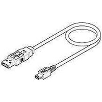 USB A - MINI-B 0.8M WHITE