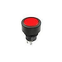 Pushbutton Switches SPDT, Red LED Red/White Lens