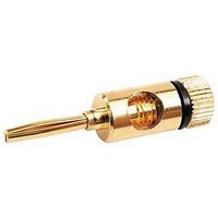 CONNECTOR, 4MM AUDIO POINT, PLUG, 1WAY
