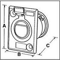 CONNECTOR, XLR, RECEPTACLE, 7POS