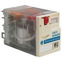 INTERFACE RELAY, DPDT, 230VAC, 15000OHM