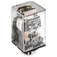 POWER RELAY, DPDT, 110VDC, 16A, PLUG IN