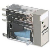 POWER RELAY, DPDT, 24VDC, 5A, PLUG IN