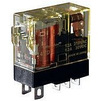 POWER RELAY, SPDT, 240VAC, 12A, PLUG IN
