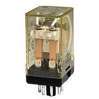 POWER RELAY, DPDT, 24VAC, 10A, PLUG IN