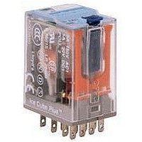 POWER RELAY, 4PDT, 24VDC, 5A, PLUG IN