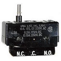 MICRO SWITCH, ROLLER LEVER DPDT 10A 250V