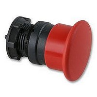 SWITCH HEAD, PUSHBUTTON, 40MM, RED