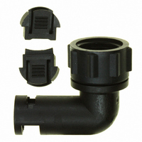 Connector Accessories Strain Relief Thermoplastic Black
