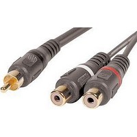 RCA AUDIO/VIDEO CABLE, 3FT, BLACK