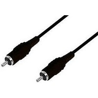 RCA AUDIO/VIDEO CABLE, 6FT, 26AWG, GRAY