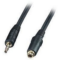 RCA AUDIO/VIDEO CABLE, 6FT, 26AWG, BLACK