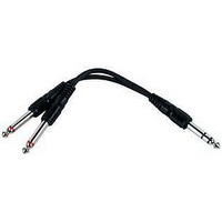 PHONO CABLE, 6FT, 24AWG, BLACK